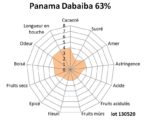 Tablette de chocolat noir Panama Dabaiba 63% BIO 100g – Image 2