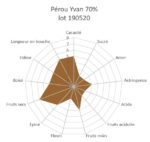 Tablette de chocolat noir Pérou Yvan 70% BIO 100g – Image 2
