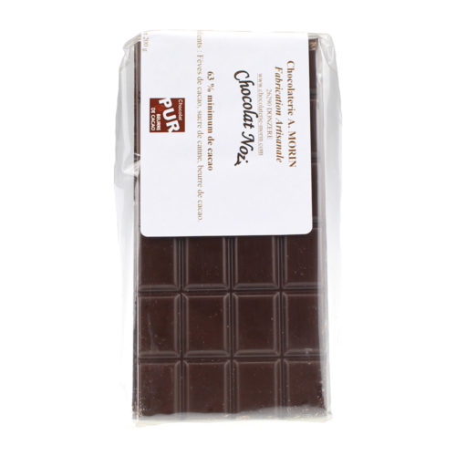 Tablettes de chocolat noir "Tradition" 63% 200g – Image 1