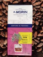 Tablette de chocolat noir à l'huile essentielle Thym 63% 100g