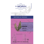 Tablette de chocolat noir à l'huile essentielle Romarin 63% 100g