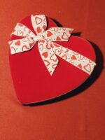 Grand écrin velours Cœur avec bonbons de chocolat – Image 4